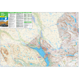 Karttakeskus Halti Kilpisjärvi Pältsan 1:50 000 / 1:25 000, ulkoilukartta  2021